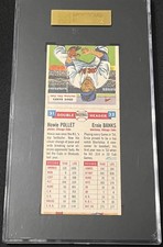 1955 Topps Double Headers #31/32 Ernie Banks/Pollet SGC 8 Condition Rarity