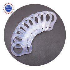Silicone Adapter Rings for Baby Pacifier Soother Teething Clip Sutoyuen Clean