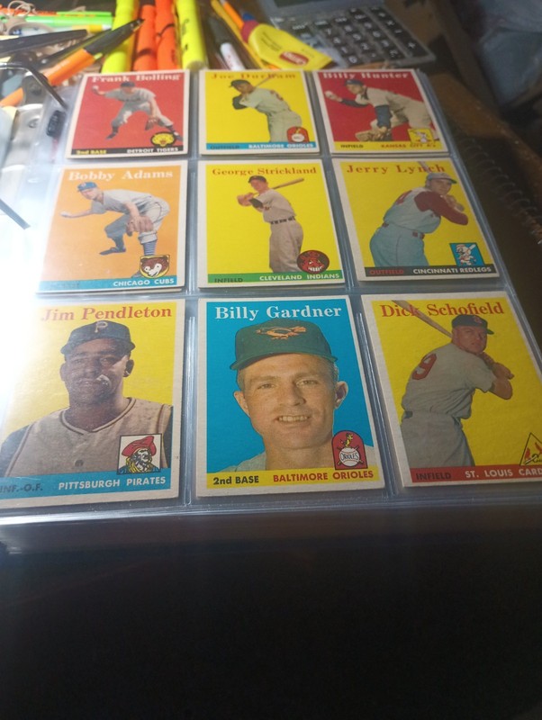 1958 Topps BASEBALL-45 "Different" Card-LOW #=1-110) (Near MINT) (BV=$550.00)!