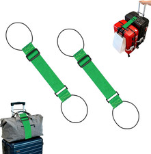 Luggage Straps for Suitcases  Multi-Use Strong Adjustable Luggage Connector Strap