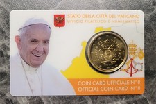 Vatikan  50 Cent 2017 Papst Franziskus in CoinCard Nr. 8