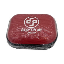 VRIXESD First Aid Set Red Portable Emergency Kit Unisex for Travel Home Safety
