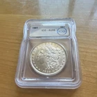 1885 Morgan Dollar Philadelphia ICG AU58 Silver $1 Coin KM#110