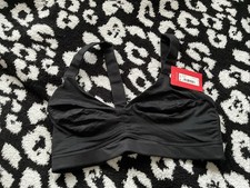 NWT SPANX Bra-Llelujah Black Bralette Bra 30016R Large 48