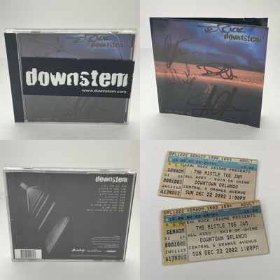 Downstem I'm Your Sin 2002 CD & Ticket Stubs Post Grunge Signed By Band Rare