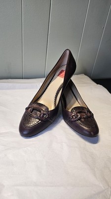 Oscar Oscar de La Renta BOBBIE  Heel Brown 8M