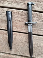 Swedish Mauser M1896 Bayonet & Scabbard Pre WW1 Post War Crown  & Unit Markings