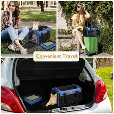 PETUX Airline Approved Pet Carrier - 17x11x9.5 in, Underseat, Top  Side Entry