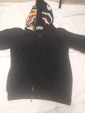 A Bathing Ape Bape 1st Camo Shark Full Zip Hoodie Size Large