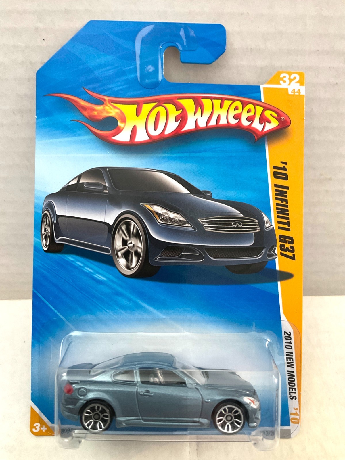 Hot Wheels '10 INFINITI G37 - BLUE - 2010 Hot Wheels New Models #32 1st Casting