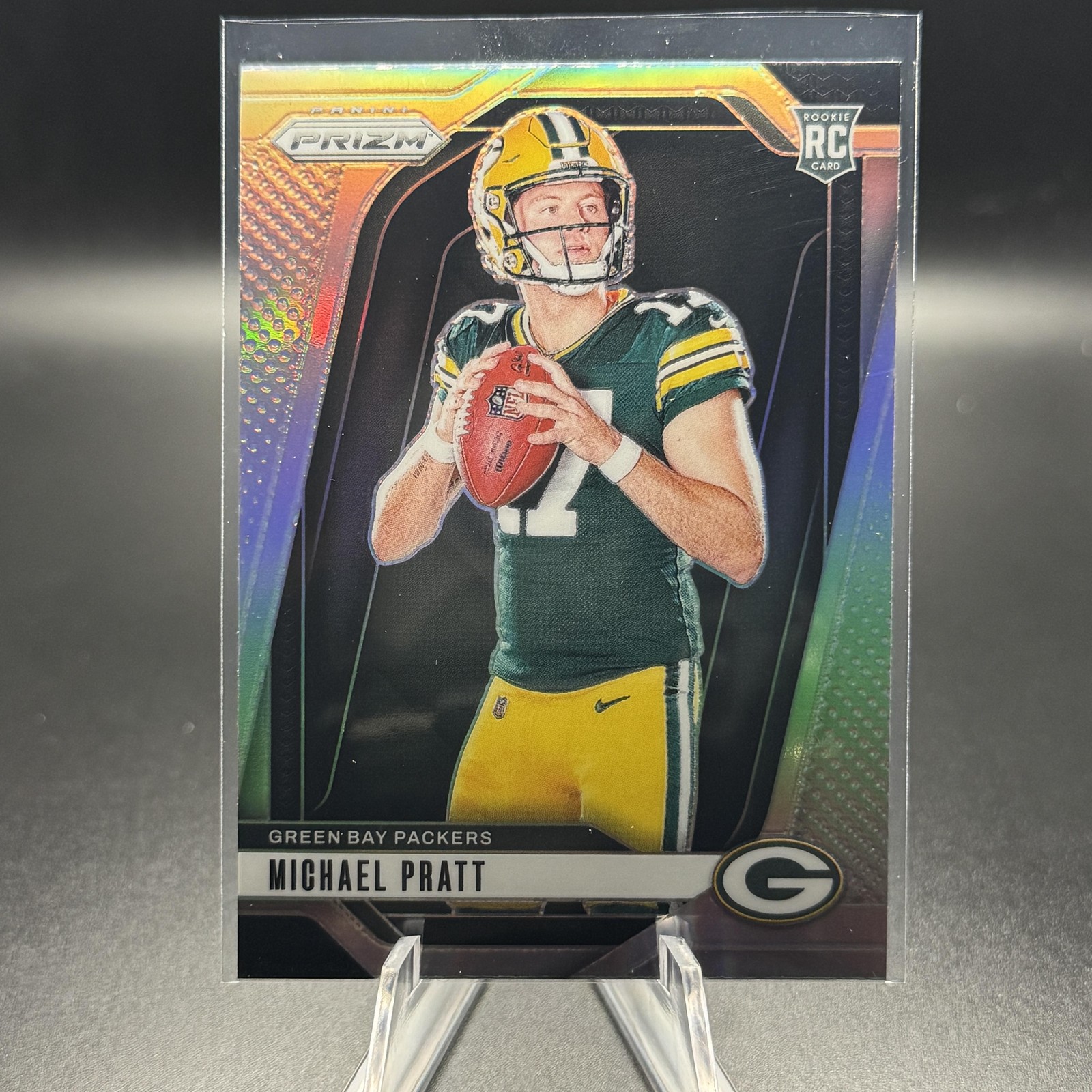 2024 Panini Prizm #32 Michael Pratt Rookie Variations Silver Prizm
