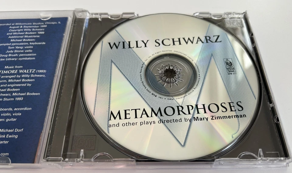 CD Willy Schwarz: Metamorphoses and other plays. - Bild 3 von 4