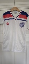 England 1982 World Cup Admiral  Vintage Retro Shirt Childrens
