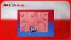 Pewter mould pony standing, approx. 11 g pure pewter