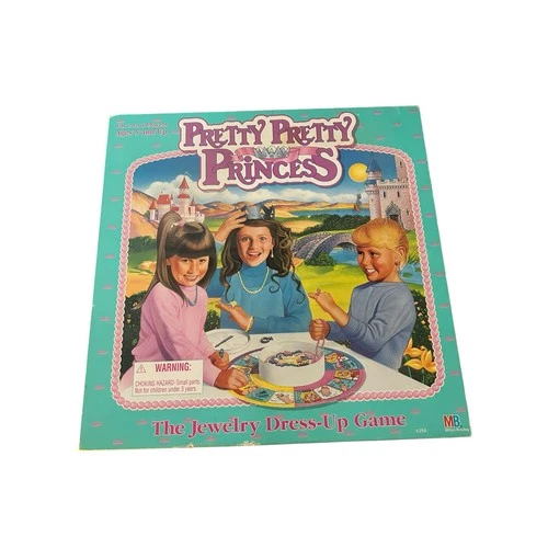 1995 Milton Bradley Pretty Pretty Princess Board Game Vintage- Missing 1 Ring