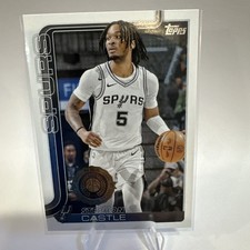 💥2025-26 Topps Basketball All Rookie Team #197 Stephon Castle San Antonio Spurs