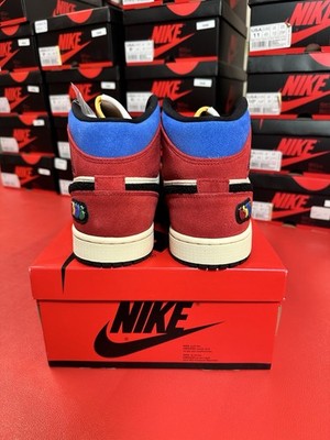 Size 11 - Blue The Great x Air Jordan 1 Mid Fearless for sale