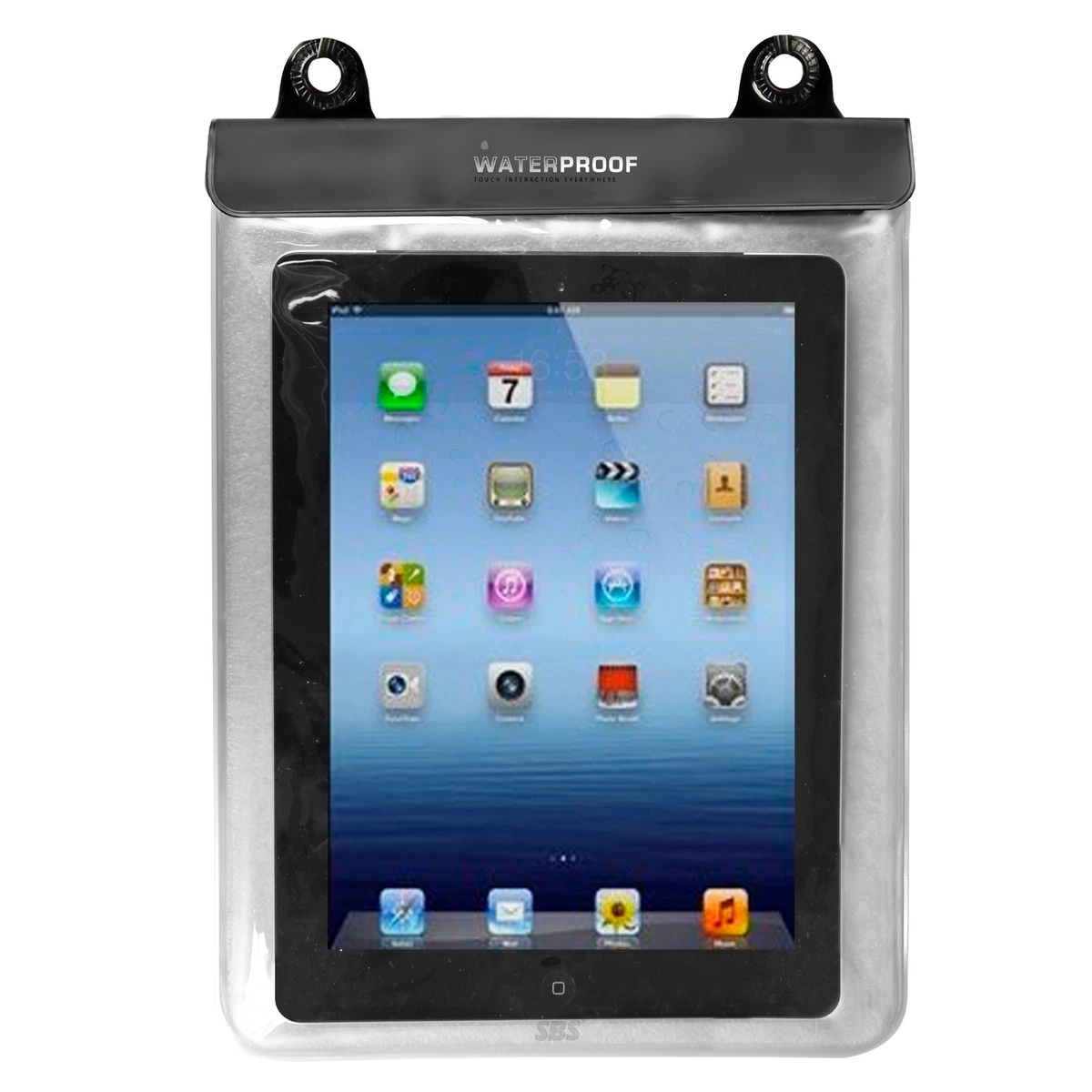 Custodia Puro Folio Nera Universale Per Tablet 7-8 Pollici - Pelle Sintetica, Con Supporto - Foto 4