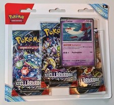 Pokémon 3er-Pack-Blister Booster – Stellarkrone: Latias Neu & OVP - Deutsch