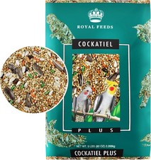 Cockatiel Plus 5 Lbs, Bird Seed, Nutrient-Rich 5 Pound Pack of 1