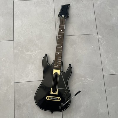 Guitar Hero Live Controller Guitar Black Gold Wireless Tested Works No Strap EUC