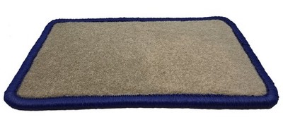 Basic Front Fußmatten Beige für Fiat Cinquecento 3t H/B 1991-1998 Automatten