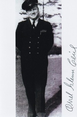 USS Juneau O.Cecil 1 of 10 Survivors WWII SIGNED PHOTO / 5 Sullivan Brothers KIA