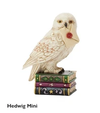 Jim Shore Harry Potter HEDWIG Figurine On Books w Letter 4.13”H Collectable NIB