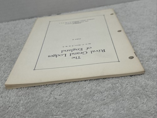The Rival Grand Lodges of England Part 2 C C Hunt Masonic Freemasonry Booklet - Picture 4 of 6