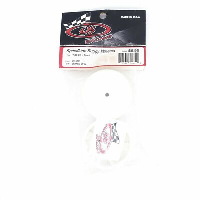 Rennen Sblfw Speedline Buggy Räder Für Losi 22 / Vorne / Weiß DERSBLFW