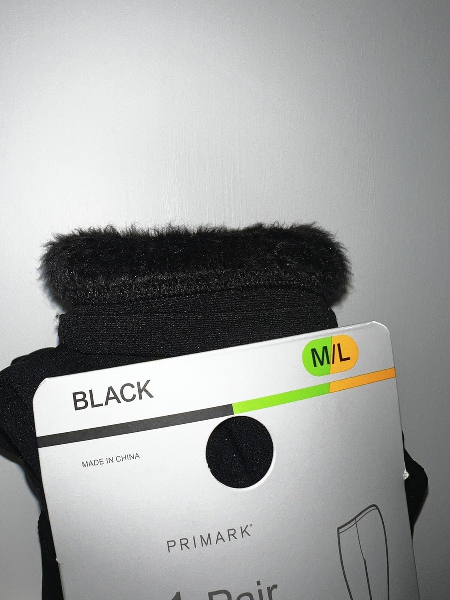 Leggins Primark Velvet Plush Forro Mujer Negras Y Leggings Primark