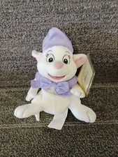 Vintage Disney Store Mini Bean Bag Plush beanie BIANCA RESCUERS MOUSE Cute