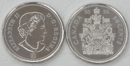 2022 Canada 50 Cents — photo from the most recent tracked eBay sale