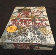 1996-97 Fleer Basketball Series 1 Hobby Box Sealed 24 Packs Michael Jordan