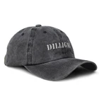 Washed Cotton Baseball Cap Dilligaf Letters Cotton Dad Hats for Men & Women