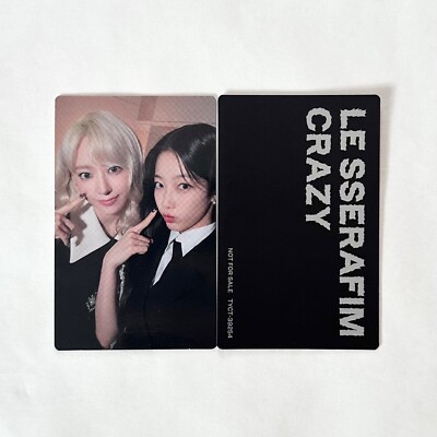 LE SSERAFIM] CRAZY JP / Limited Type.A Type.B Unit Photocard