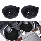 2x Universal Anti Slip Cup Holder Insert Coasters Mats Car Interior Accessories