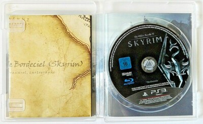 Jeu The Elder Scrolls V: Skyrim Pour PS3 - Version Française Avec Carte, Bon état
