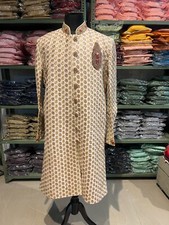 Sherwani Men Wedding Party Indo Western Indian Pakistani Ethnic Wear