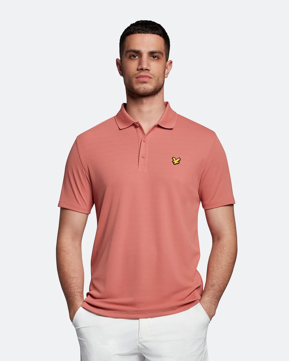 NEW Lyle Scott Men's Golf Tech Polo Shirt SP1760GS Y27 Rose