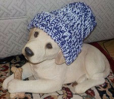 THICK Ribbed Beanie Knit Hat Ski Cap Skull Warm Winter Cuff PurpleWhite-Nobility