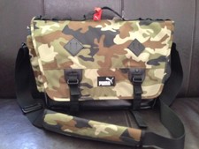 Puma Large Camo Engineering Computer Shoulder Bag New
