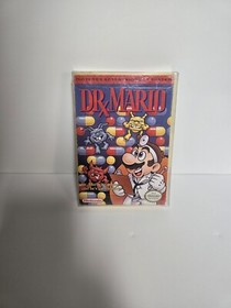 Cartucho de juego Dr Mario Nintendo NES completo en caja en caja original con manual y cubierta antipolvo