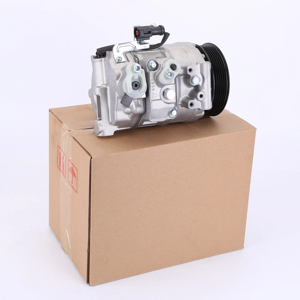 AC Compressor with 7SEU17C Style For Jaguar XF Land Rover LR3 Range Rover Sport - Image 2 of 4