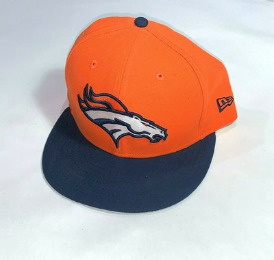 Denver Broncos New Era Nfl Flatbrim Cap Hat Size Adults 58 7cm 7 3 8 Ebay