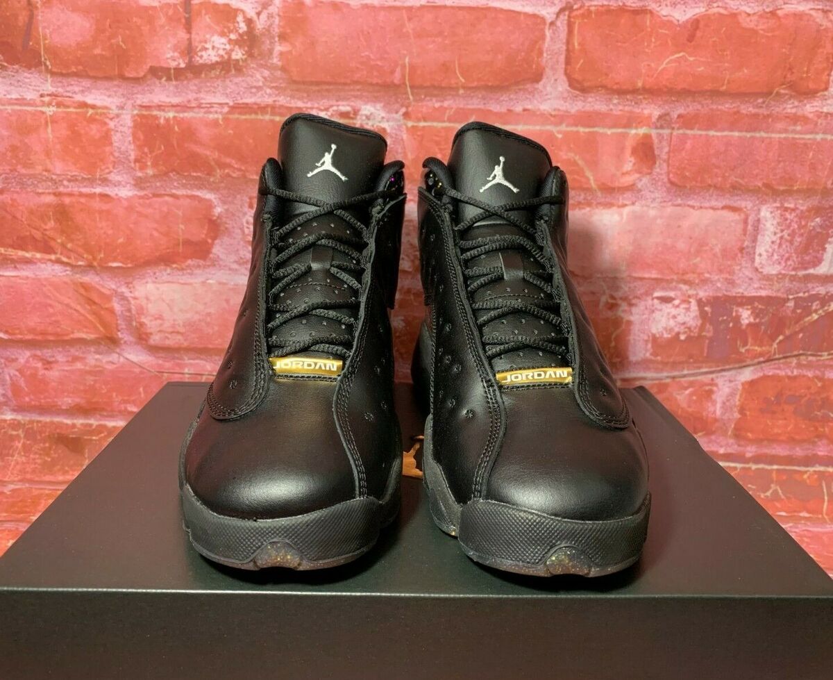 NIKE AIR JORDAN 13 RETRO GS BLACK METALLIC GOLD DC9443-007 NIKE AIR JORDAN 13 RETRO GS BLACK METALLIC GOLD DC9443-007