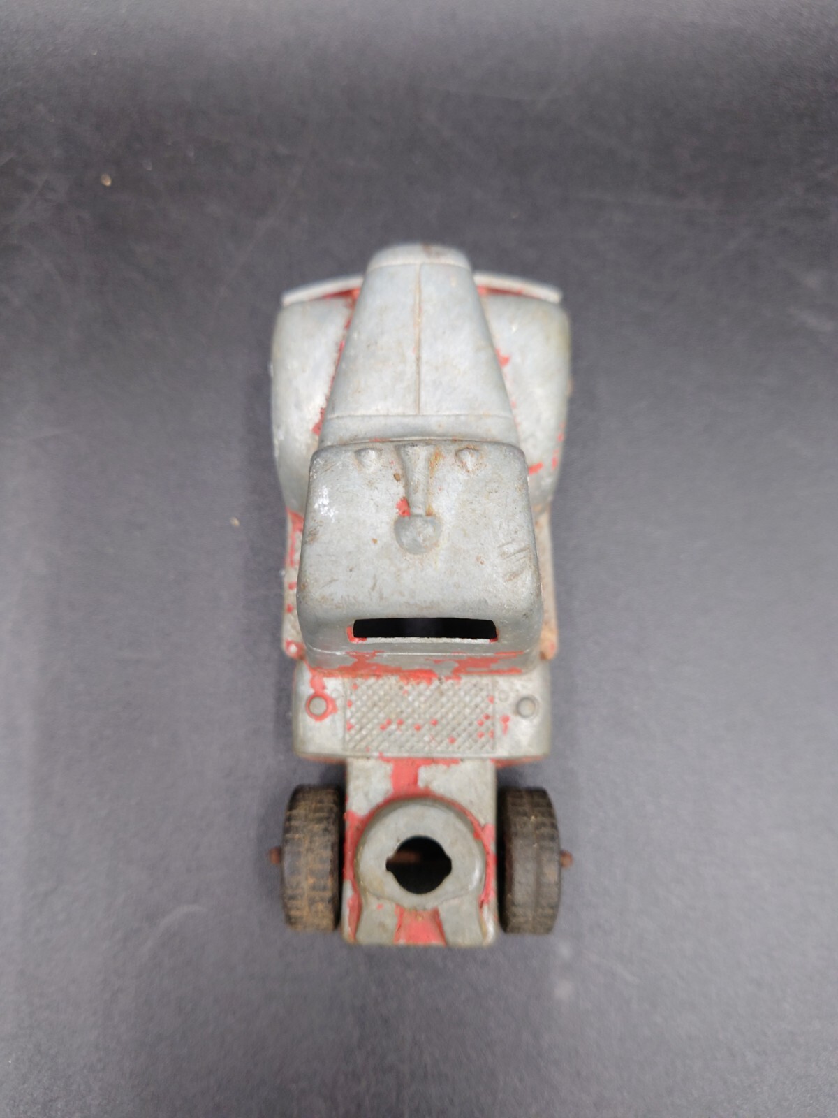 Vintage Tootsie Toy Cast Metal 3.75" Red Mack Truck Tootsietoy USA Made #24