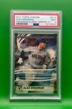 2017 Topps Chrome - Alex Bregman - Freshman Flash Superfractor 1/1 - PSA 9