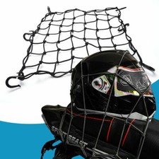 PowerTye Black 15"X15" Cargo Net featuring 6 Adjustable Hooks  Tight 2"x2" New