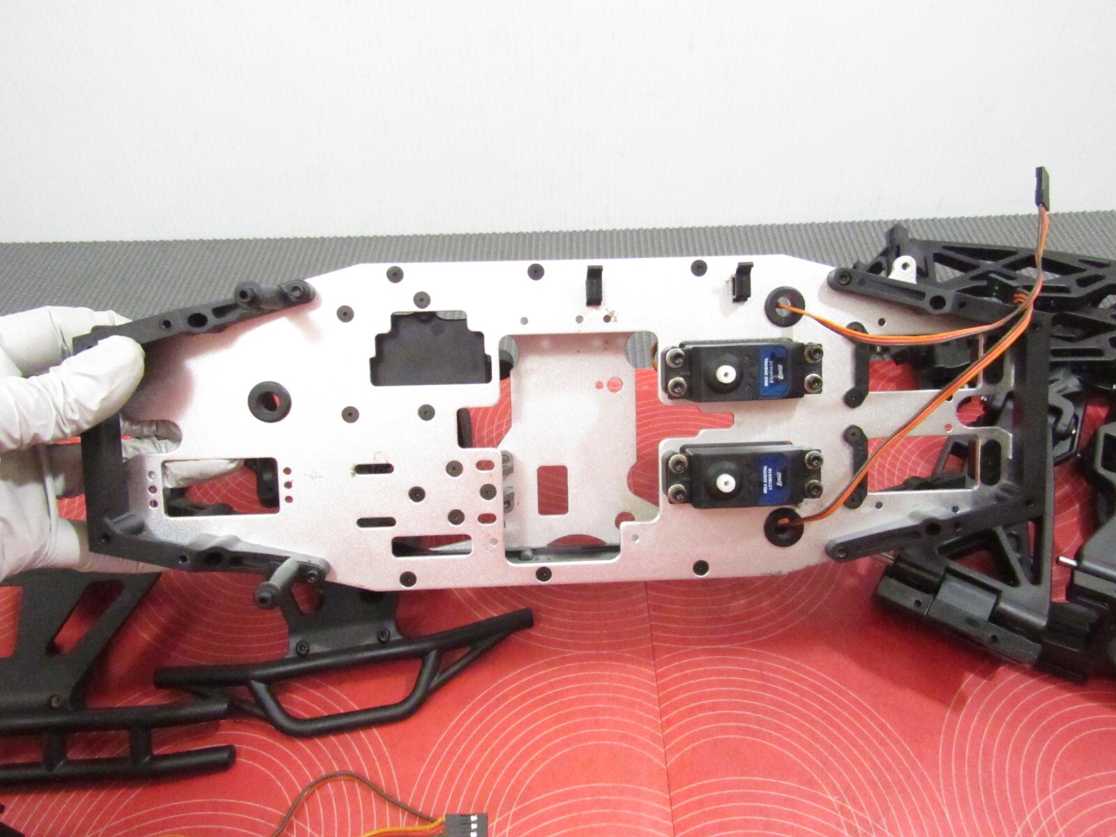 Losi LSTXXL Nitro 1/8 RC Monster Truck Parts Lot, Chassis,